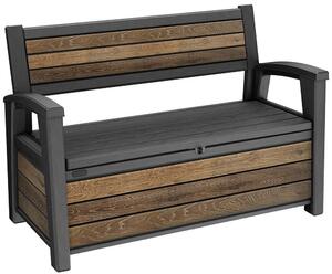 Deco Garden Záhradná lavica 227 l, walnut KETER 261839