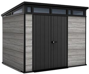 Pent Signature Záhradný domček 9x7, storm grey KETER 263852