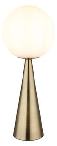 GLOBO 21031M PINPAL stolná lampička V495mm 1xE27 mosadzná, biela
