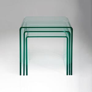 Clear Club zostava troch stolov 42 × 42 × 42 cm KARE DESIGN