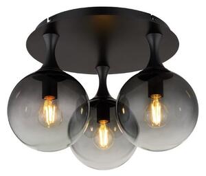 GLOBO 15885-3D DALTON stropné svietidlo D460mm 3xE27 čierna, dymová