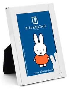 Kovový stojací rámček v striebornej farbe 8x10 cm Miffy – Zilverstad