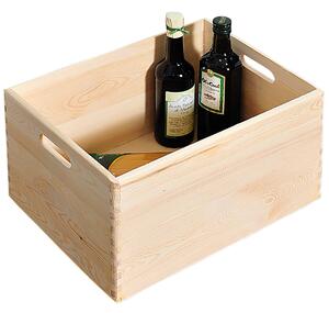 Úložný box 40 x 30 x 23 cm, borovicové drevo KESPER 69600