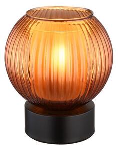 GLOBO 15638TB ZUMBA stolná lampička V170mm 1xE27 čierna, bronzová