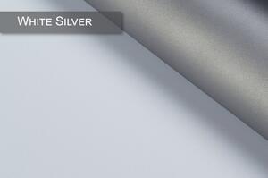 Termoizolačná roleta v bielej kazete, farba látky White Silver Šířka (cm): 55, Dĺžka (cm): 150, Strana mechanizmu: Práva