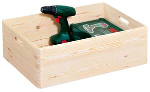 Úložný box 60 × 40 × 21 cm, borovicové drevo KESPER 69607