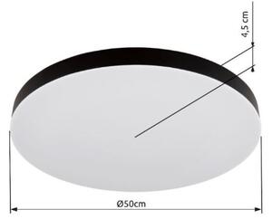 GLOBO 12384-50 MATTHEW stropné svietidlo D500mm LED 50W/4500lm 3000+4000+6500K čierna matná, biela