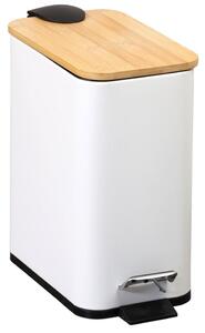 Kozmetický kôš s tichým zatváraním 5 l, biely KESPER 90175