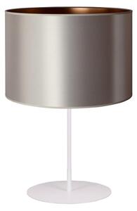 Duolla Duolla - Stolná lampa CANNES 1xE14/15W/230V 20 cm strieborná/medená/biela DU602976 + záruka 3 roky zadarmo