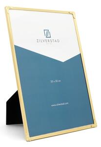 Kovový stojací/na stenu rámček v zlatej farbe 21x31 cm Decora – Zilverstad