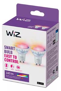 Philips Wiz Colors 8720169076723 LED žiarovka GU10 PAR16 4,7W/345lm 2200-6500K+RGB 2-set