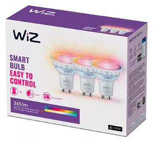 Philips Wiz Colors 8720169076662 LED žiarovka GU10 PAR16 4,7W/345lm 2200-6500K+RGB 3-set