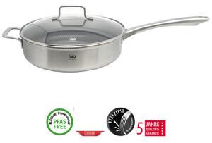 Relief Solution Hlboká panvica s pomocnou rukoväťou a sklenenou pokrievkou Ø 28 cm ELO 32458