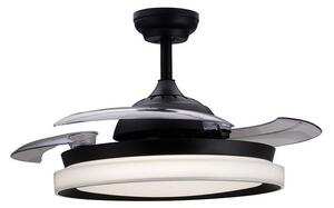 Philips 8720169279100 Bliss stropné svietidlo s ventilátorom LED D510mm 35+28W/4500lm 2700+4000+5500K čierna, diaľkové ovládanie