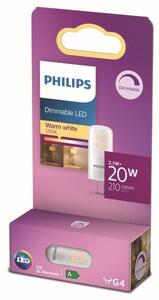 Philips 8718699767518 LED žiarovka 2,1W/20W 210lm G4 2700K 12V AC stmievateľná