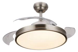 Philips 8720169279148 Atlas stropné svietidlo s ventilátorom LED D485mm 35+28W/4500lm 2700+4000+5500K nikel, diaľkové ovládanie