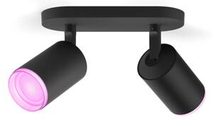 Philips Hue White and color ambiance 8720169319271 Fugato spot 2xGU10 4,2W 2000-6500+RGB čierna