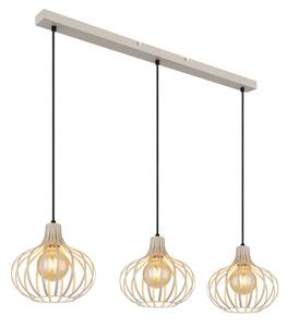 Závesné svietidlo 3x E27 piesková IP20 GLOBO lighting MATEO 33370319
