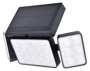 LUTEC CONNECTED 6935502330 TUDA exteriérové solárne nástenné svietidlo LED 13W 1500lm 2700-6500K IP44 čierna so senzorom