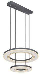 GLOBO 67191-50 BLASIUS závesné svietidlo D500mm LED 50W/1800lm 2700-6000K čierna, diaľkový ovládač