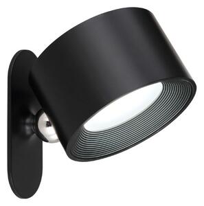 GLOBO 58436B JORJE dotyková stolná lampička V350mm LED 4,5W/120lm 3000+4000+5000K čierna USB kábel, nabíjateľná batéria