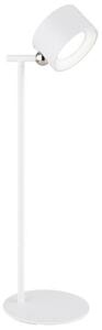 GLOBO 58436W JORJE dotyková stolná lampička V350mm LED 4,5W/120lm 3000+4000+5000K biela USB kábel, nabíjateľná batéria