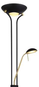 GLOBO 59020B LEONAS stojacia lampa V1800mm LED 20W/1690lm 3000K matná čierna, biela