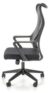 Kancelárska stolička LORITO, 61x113-123x65, čierna
