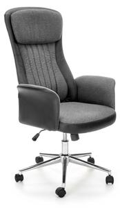 Kancelárska stolička REGANO, 65x108-118x75, sivá/čierna