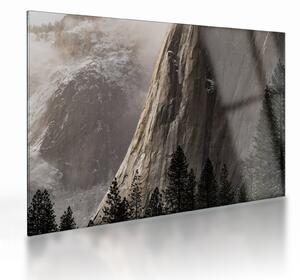 Sklenený obraz z údolia Yosemite národnej parku, USA (70x50 cm)