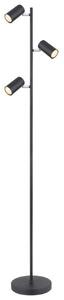 GLOBO 57910SB ROBBY stojacia lampa V1540mm 3xGU10 matná čierna