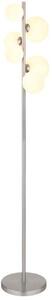 GLOBO 56140-6S RIHA stojacia lampa V1550mm 6xG9 matný nikel, biela