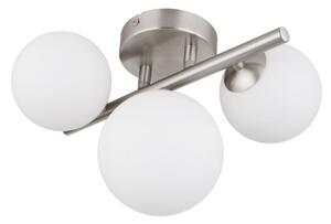 GLOBO 56140-3W RIHA stropné svietidlo 3xG9 matný nikel, biela