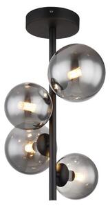GLOBO 56133-4D RIHA stropné svietidlo D235mm 4xG9 matná čierna, dymová