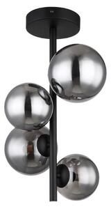 GLOBO 56133-4D RIHA stropné svietidlo D235mm 4xG9 matná čierna, dymová