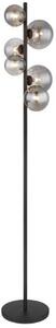 GLOBO 56133-6S RIHA stojacia lampa V1550mm 6xG9 matná čierna, dymová