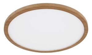 GLOBO 41562-18WW SAPANA stropné svietidlo D294mm LED 18W/1600lm 3000K IP44 imitácia dreva, biela
