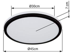 GLOBO 41391-40R JAXXI stropné svietidlo D450mm LED 40W/2000lm 2700-6500K matná čierna, diaľkový ovládač