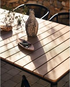 CANYELLES BLACK záhradný rozťahovací jedálensky stôl 180 cm