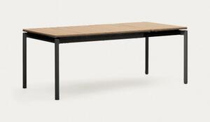 CANYELLES BLACK záhradný rozťahovací jedálensky stôl 140 cm
