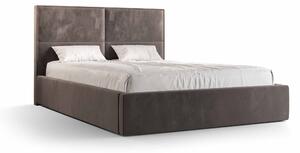 Manželská posteľ 160 cm Alfonso (hnedá) (s roštom a úložným priestorom). Vlastná spoľahlivá doprava až k Vám domov. 1046804