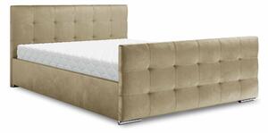 Manželská posteľ 180 cm Billie (béžová) (s roštom a úložným priestorom). Vlastná spoľahlivá doprava až k Vám domov. 1046840