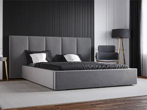 - Minimalistická čalúnená posteľ KAREN ROZMER: Pre matrac 140 x 200 cm