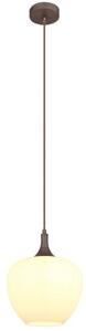 GLOBO 15548HC MAXY závesné svietidlo D240mm 1xE27 kávová, biela