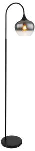 GLOBO 15548S MAXY stojacia lampa V1500mm 1xE27 matná čierna, dymová