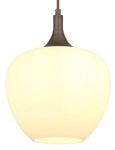 GLOBO 15548HC MAXY závesné svietidlo D240mm 1xE27 kávová, biela