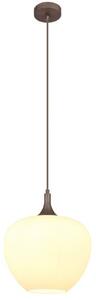 GLOBO 15548H1C MAXY závesné svietidlo D290mm 1xE27 kávová, biela
