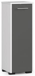 Kúpeľňová skrinka FIN S30 - biela/grafit