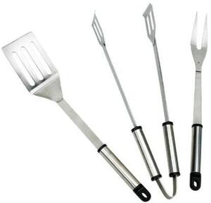 Grill Chef Súprava grilovacieho náradia, 3 ks, nehrdzavejúca oceľ LANDMANN 0204