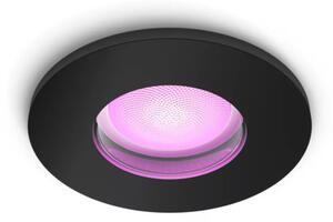 Philips HUE White and color ambiance 8720169320833 Xamento zápustné svietidlo D93mm GU10 4,2W/350lm 2000-6500K+RGB IP44 čierna